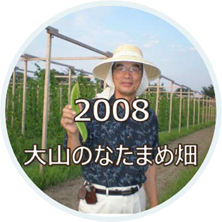 2008 大山のなたまめ畑